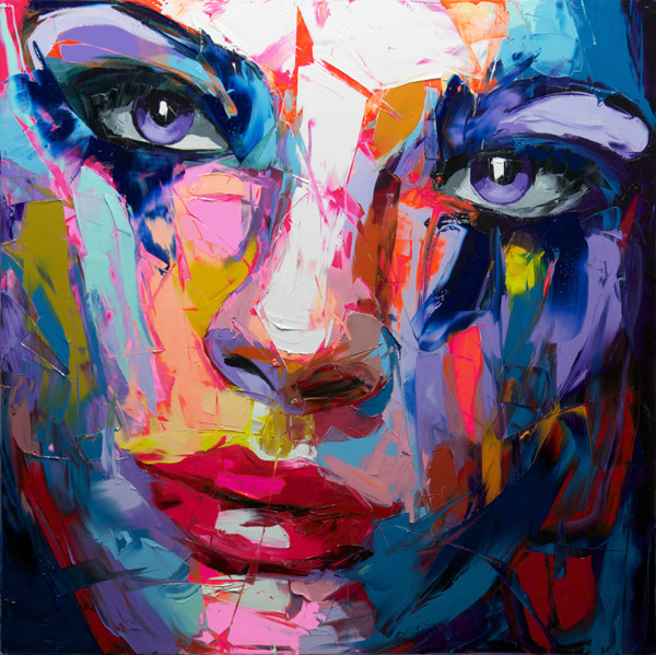 Francoise Nielly Portrait Palette Painting Expression Face064
